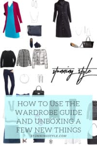 How To Use The Wardrobe Guide And Unboxing A Few New Things – Stunning ...